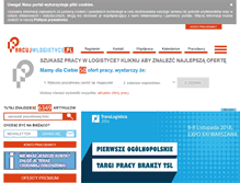 Tablet Screenshot of pracujwlogistyce.pl